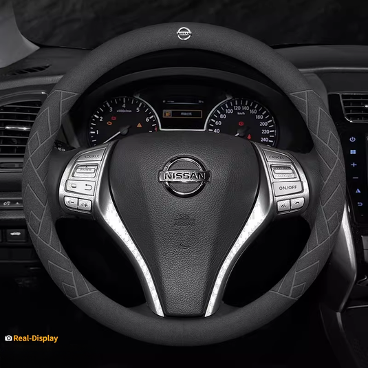 Nissan Suede Anti-Slip Steering Wheel Cover for Sylphy, X-Trail, Teana, Sunny, Tiida, Bluebird - i-Station Mobile Phone & Electronic Device Repair and Accessories