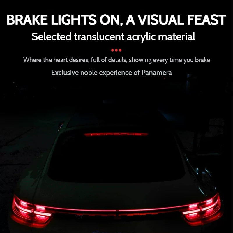 Load image into Gallery viewer, Porsche High-Level Brake Light Cover Trim Sticker For Cayenne, Macan &amp; Panamera - Exterior Styling Upgrade - i-Station Mobile Phone &amp; Electronic Device Repair and Accessories
