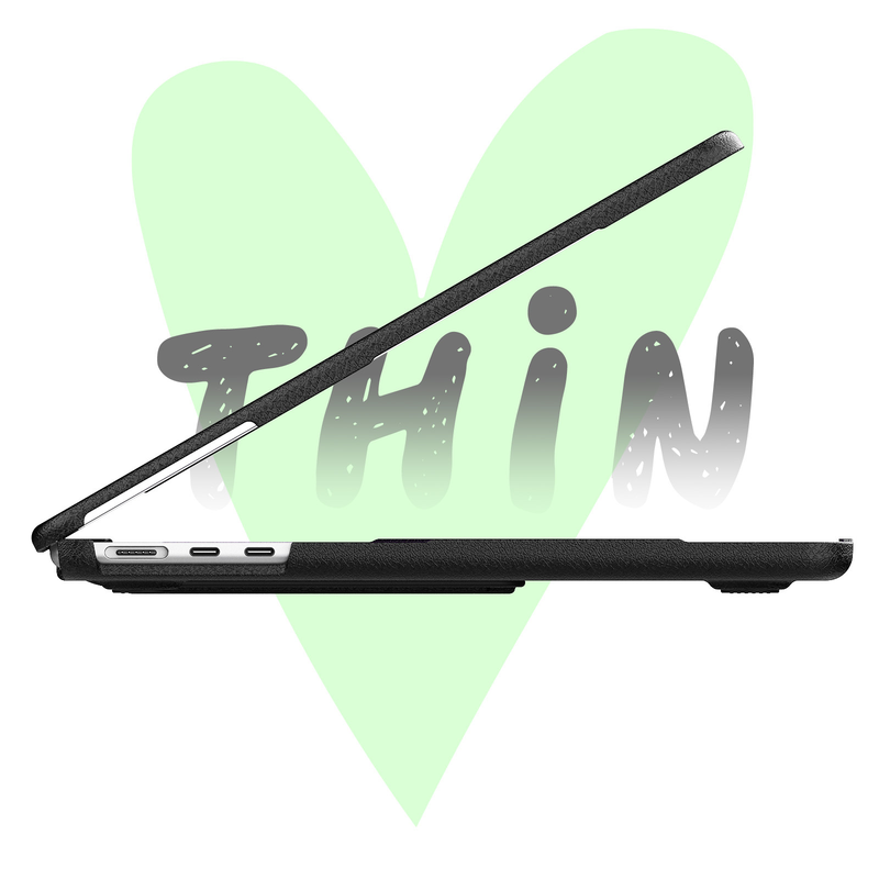 Load image into Gallery viewer, [Built-in Stand] Apple MacBook Air 13&quot; (A2179 &amp; A2337 &amp; A1932) - Cute Leather Anti-Shock Cooling Case
