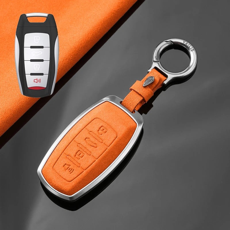 Load image into Gallery viewer, Great Wall High-Quality Suede Car Key Fob Case Cover For Haval Raptor, Dargo 2nd Gen, Xiaolong Max, Shenshou, H6
