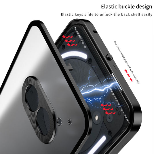 Nothing Phone (3a)/Pro Metal Frame Snap-On Acrylic Phone Case - i-Station Mobile Phone & Electronic Device Repair and Accessories