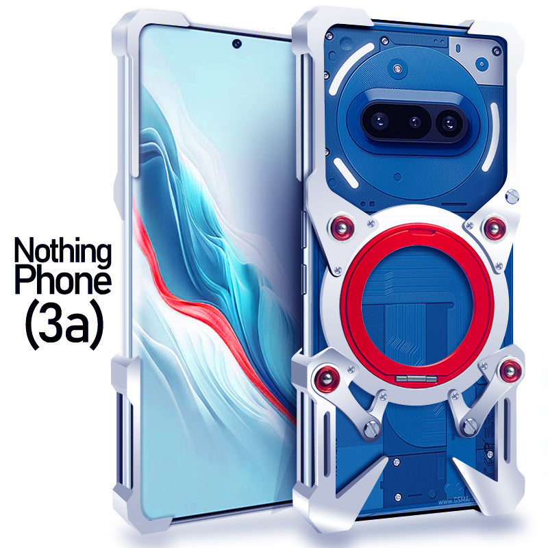 Load image into Gallery viewer, [With 360° Rotating Stand] Nothing Phone (3a)/Pro Aluminum Alloy Metal Frame Shockproof Case - i-Station Mobile Phone &amp; Electronic Device Repair and Accessories
