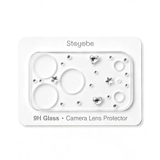 Apple iPhone 17 Pro - Back Rear 9H Tempered Glass Luxury Crystal Diamond Camera Lens Protector