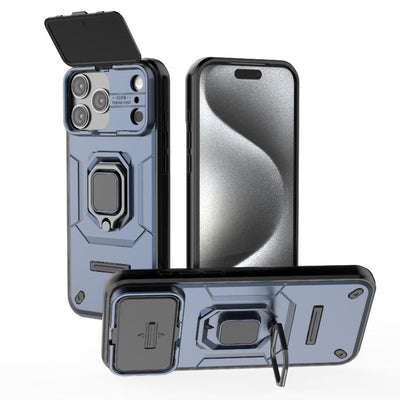 [With Lens Cover][Built-in Stand] Apple iPhone 17/Air/Pro/Max - Shield Shockproof Rugged Heavy Duty Case - i-Station Mobile Phone & Electronic Device Repair and Accessories
