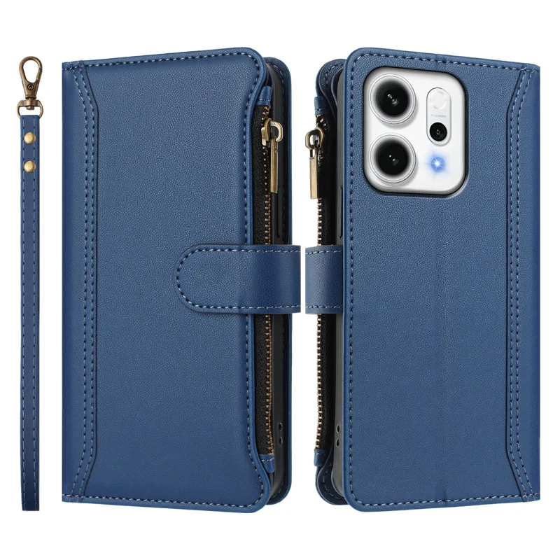 Load image into Gallery viewer, [With Card Slot] OPPO Reno14 &amp; Pro - Multifunctional Flip Phone Case With Magnetic Closure &amp; Wrist Strap
