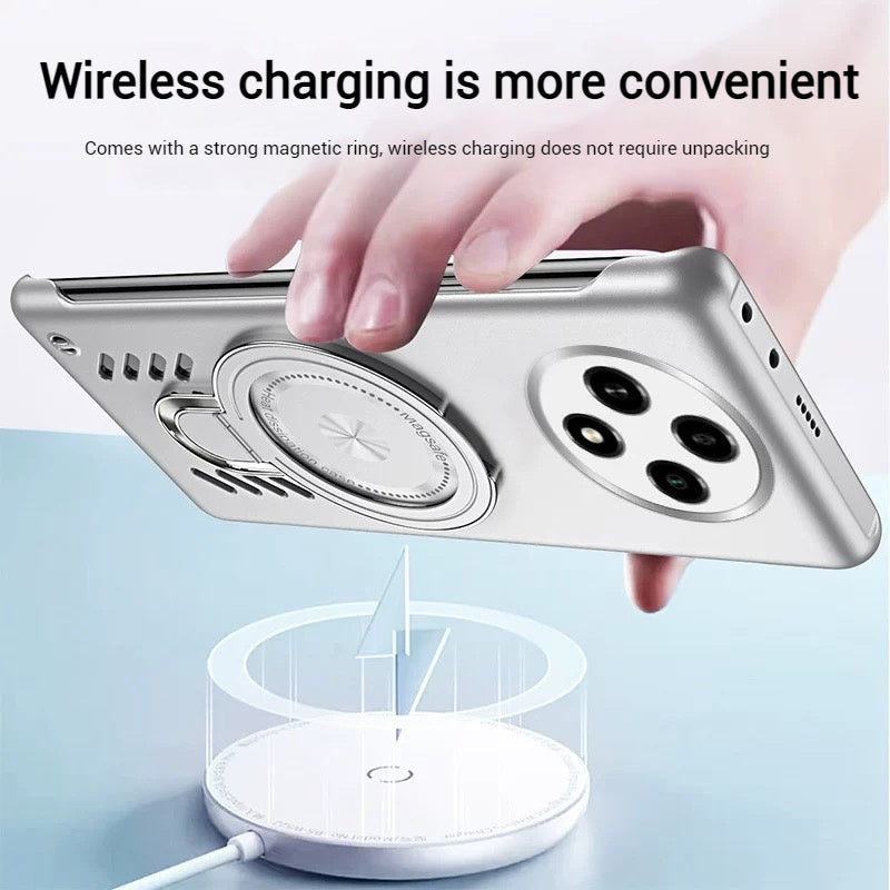 Load image into Gallery viewer, [Magsafe Compatible][Built-in Stand] OPPO A2 &amp; Pro 5G - Frameless Matte Graphene Magnetic Heat Dissipation Case
