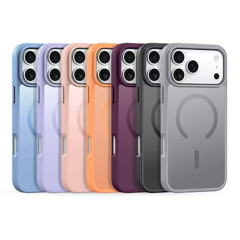 Load image into Gallery viewer, Apple iPhone 17 Pro / 18 Pro Magnetic Shockproof Minimalist Frosted Phone Case
