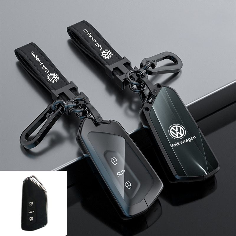 Load image into Gallery viewer, Volkswagen Zinc Alloy Car Key Fob Case Cover For Golf, ID.4, ID.6,  Lavida, Sagitar, Viloran, Magotan, Lamando L, Tiguan, Tharu, Tayron, Gran Lavida, Talagon
