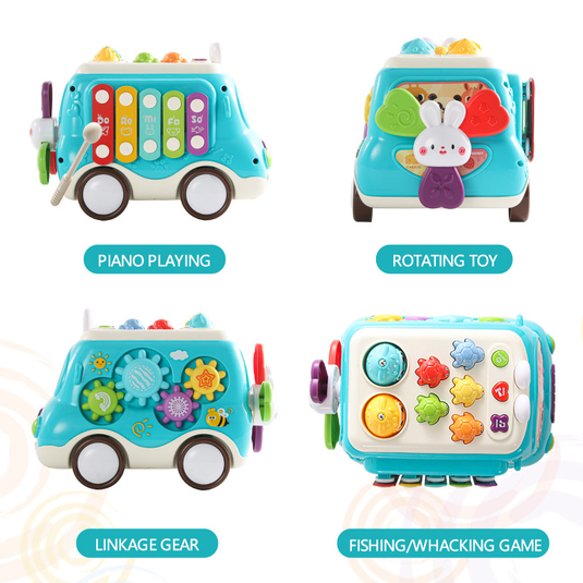 6-In-1 Educational Multifunctional Musical Activity & Learners Baby Car Toy for Birthday Gift - i-Station Mobile Phone & Electronic Device Repair and Accessories