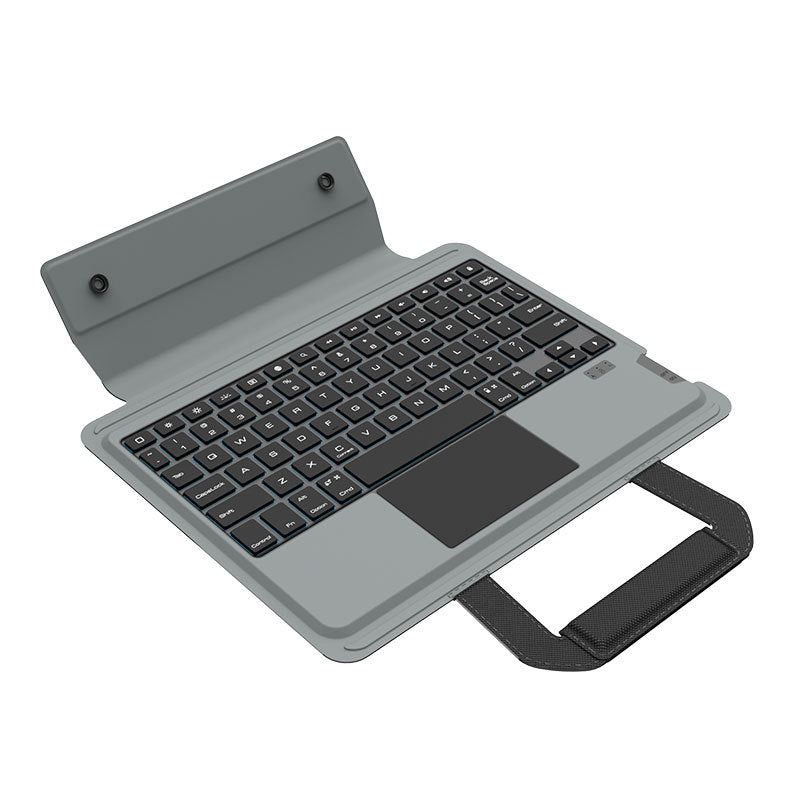Load image into Gallery viewer, [Detachable][Built-in Slide Lens Cover] Apple iPad Pro 12.9-inch 3rd/4/5/6th Gen (2018/2020/2021/2022) Nillkin Magnetic Rugged Stand Keyboard Case With Backlit
