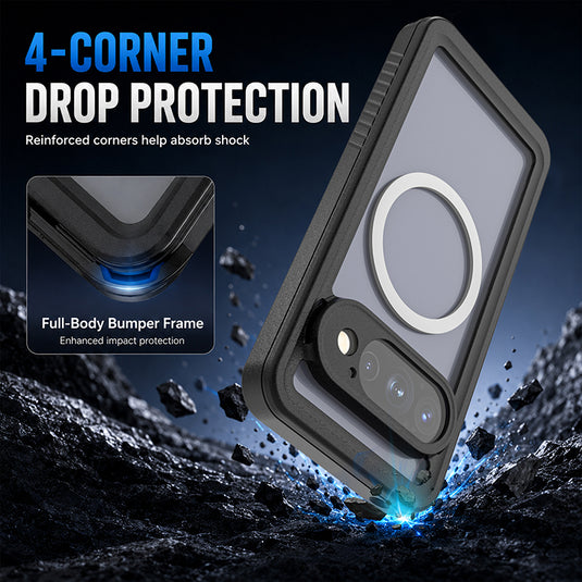 [FS Series][Magsafe Compatible] Google Pixel 11 Pro - Redpepper Full Covered Waterproof Heavy Duty Tough Armor Case