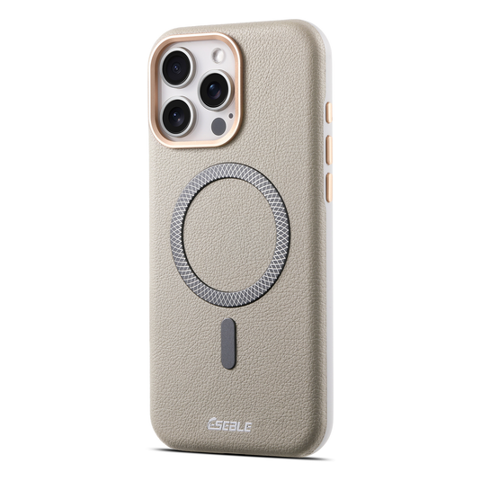 [Magsafe Compatible] Apple iPhone 17/Air/Pro/Pro Max Business Full-Cover PU Leather Phone Case