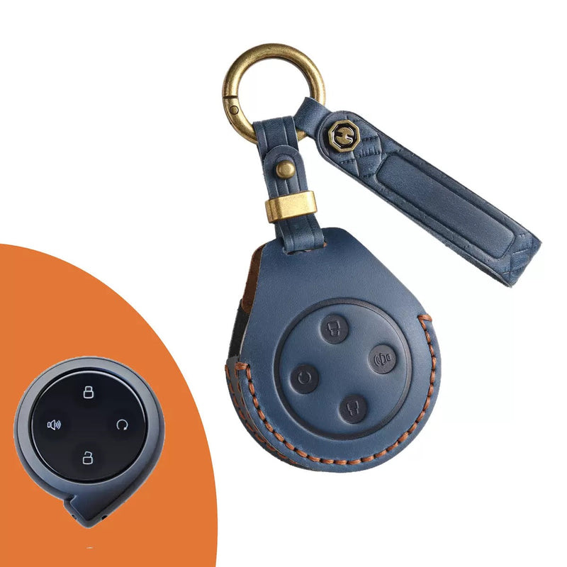 Load image into Gallery viewer, Great Wall Handcrafted Genuine Leather Car Key Fob Case Cover For 2023 Great Wall Shanhai Cannon
