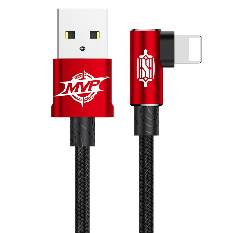 Load image into Gallery viewer, Baseus MVP Elbow Type Cable USB For IP 2A 1M

