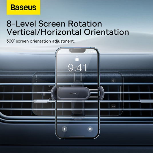 Baseus Steel Cannon 2 Air Outlet Car Mount-Black - i-Station Mobile Phone & Electronic Device Repair and Accessories