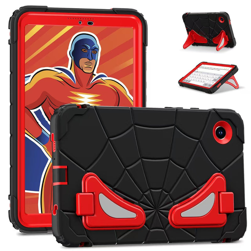 Load image into Gallery viewer, [Built-in Stand][With Card Slot] Apple iPad Air 11-inch M2 (2024) Spiderman Cartoon Kids Full-cover Silicone Shockproof Case
