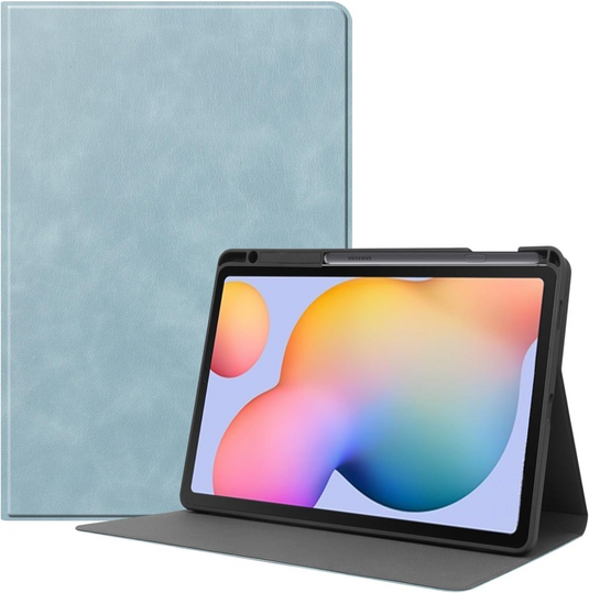 [With Pen Slot] Samsung Galaxy Tab S6 Lite (2020/2022/2024) 10.4" - Premium PU Leather Business Filp Cover Case