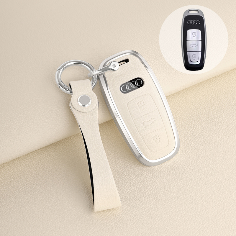 Load image into Gallery viewer, Audi 360° All Inclusive Car Key Fob Case Cover For A3, A4, A5, A6, A7, A8, Q2, Q5, Q7, Q8, e-tron
