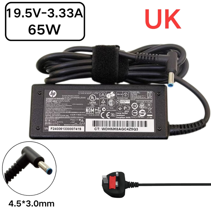 Load image into Gallery viewer, [19.5V-3.33A/65W][4.5x3.0 Blue Tip] HP Pavilion x360 &amp; EliteBook &amp; ProBook Laptop AC Power Supply Adapter Charger - i-Station Mobile Phone &amp; Electronic Device Repair and Accessories

