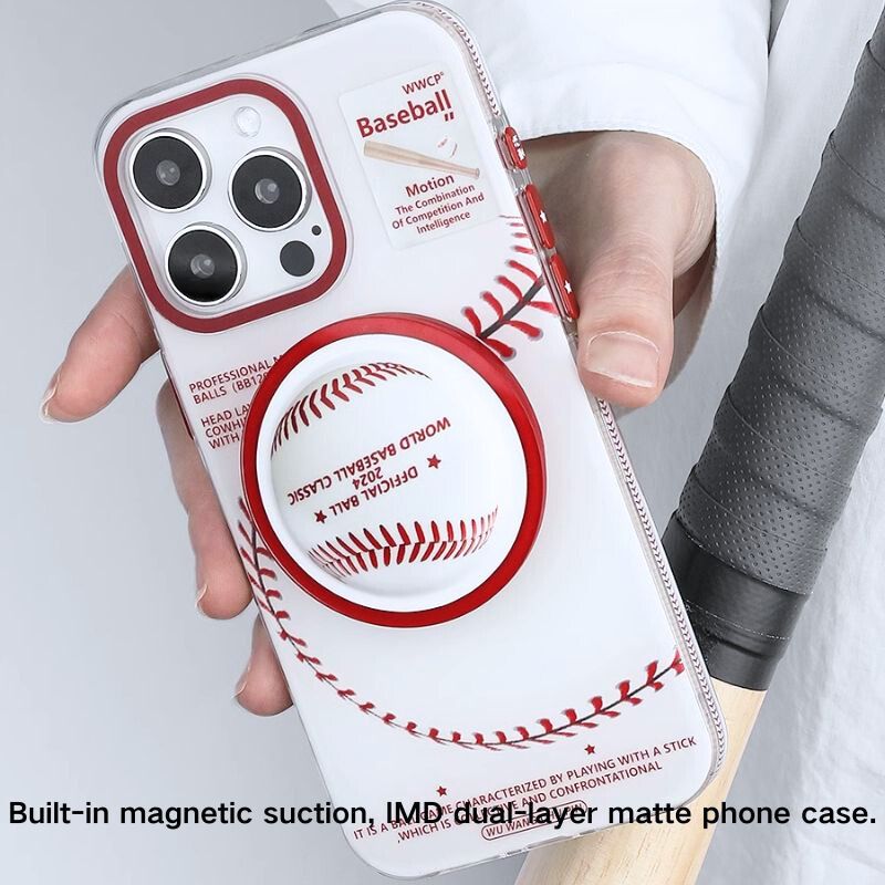 Load image into Gallery viewer, [Magsafe Compatible] Apple iPhone 14/Pro/Max - Baseball Classic Fashion-Forward Series Case
