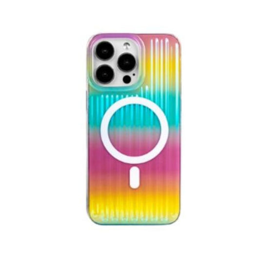 [Magsafe Compatible] Apple iPhone 13/Pro/Max - Gradient Colorful Luggage Fashion-Forward Series Case