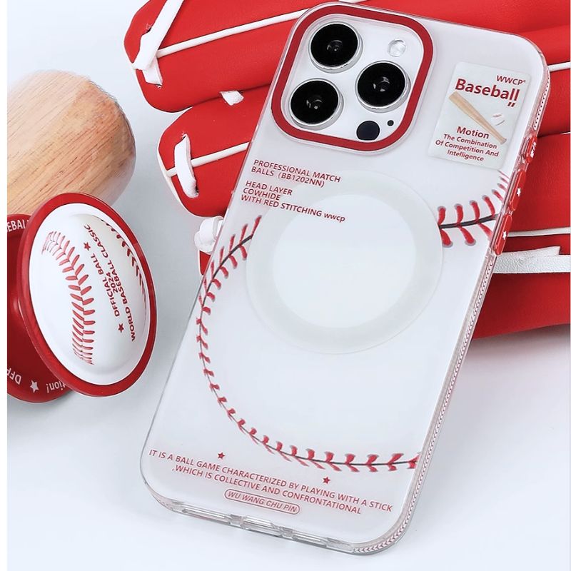 Load image into Gallery viewer, [Magsafe Compatible] Apple iPhone 14/Pro/Max - Baseball Classic Fashion-Forward Series Case
