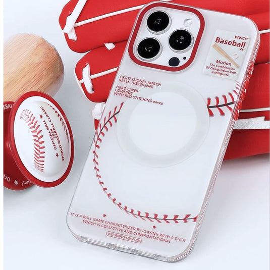 [Magsafe Compatible] Apple iPhone 14/Pro/Max - Baseball Classic Fashion-Forward Series Case