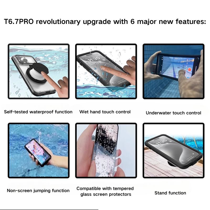 Load image into Gallery viewer, [Built-in Stand] [Waterproof] Apple iPhone 14/Plus/Pro/Max - Comprehensive Protection For Diving Lifeproof Series Case
