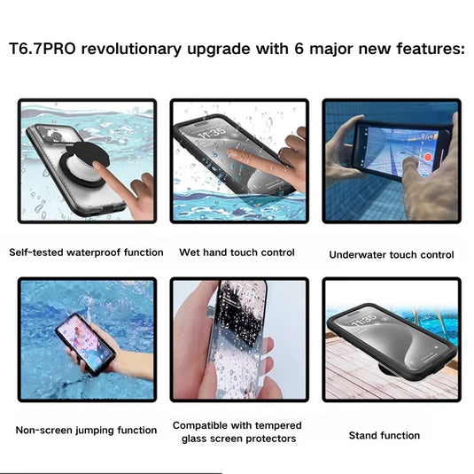 [Built-in Stand] [Waterproof] Apple iPhone 14/Plus/Pro/Max - Comprehensive Protection For Diving Lifeproof Series Case