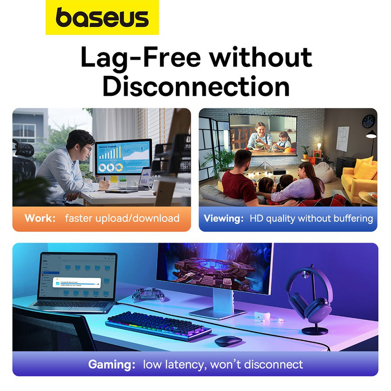 Load image into Gallery viewer, Baseus High Speed CAT6 Gigabit Ethernet Cable 5M - Galaxy Blue - i-Station Mobile Phone &amp; Electronic Device Repair and Accessories
