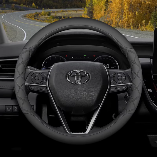 Toyota Soft Comfort & Anti-Slip Steering Wheel Cover For 9th Gen Camry, RAV4, Corolla, Levin, Fenghan, Highlander, Avalon