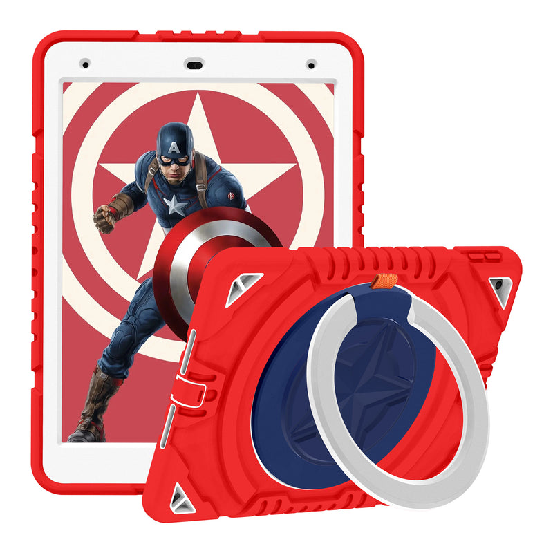 Load image into Gallery viewer, [Built-in Rotating Stand] Apple iPad 7/8/9 10.2&#39;&#39; 7/8/9th Gen (2019/2020/2021) Silicone Full-cover Children&#39;s Drop-resistant Case
