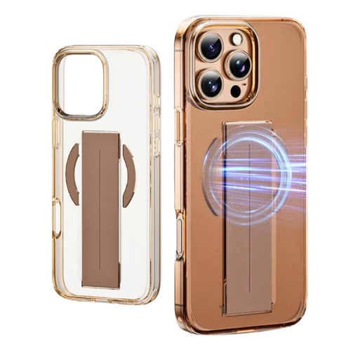 [With Grip Strap][Magsafe Compatible] Apple iPhone 16 Pro/Pro Max Military-Grade Clear Shockproof Protective Essentials Series Case