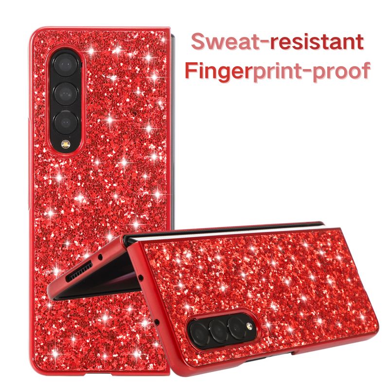 Load image into Gallery viewer, Samsung Galaxy Z Fold 4 SM-F936 Ultra-thin Electroplated Diamond-studded Glitter Shockproof Blingbling Series Case
