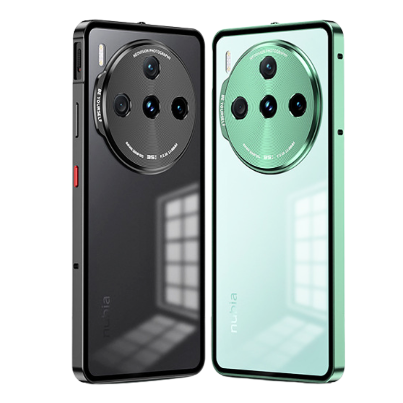 Load image into Gallery viewer, ZTE Nubia Z60s Pro Metal Frame Matte Shockproof Phone Case with Snap Lock
