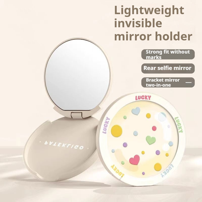 Load image into Gallery viewer, [Magsafe Comptible][Built-in Mirror Stand] Apple iPhone 14/Pro/Pro Max Laser Gradient Shockproof Fashion-Forward Series Case
