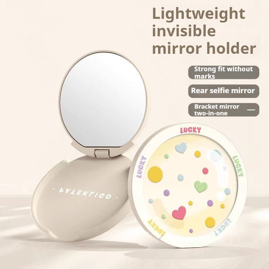 [Magsafe Comptible][Built-in Mirror Stand] Apple iPhone 14/Pro/Pro Max Laser Gradient Shockproof Fashion-Forward Series Case