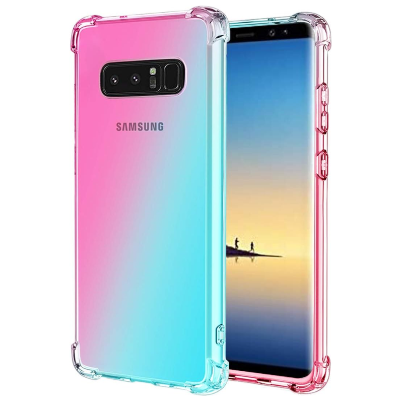 Load image into Gallery viewer, Samsung Galaxy A72 SM-A725 TPU Rainbow Gradient Color Anti-fall Heavy Duty Series Case
