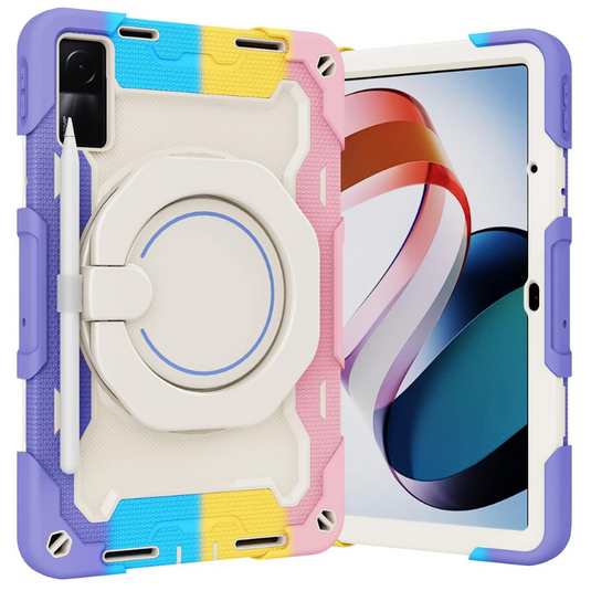 [Built-in Ring Holder] Xiaomi Mi Pad 5 Pro 12.4" 2022 360 Degree Rotation  EVA Kid Friendly Heavy Duty Series Case