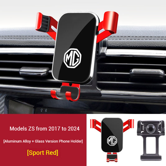 MG Aluminum Alloy + Glass Meterial Car Model-Specific Phone Mounts For ZS (2017–2024 models) - i-Station Mobile Phone & Electronic Device Repair and Accessories