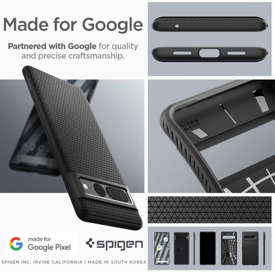 Google Pixel 7 Pro - Shockproof Soft TPU Armor Slim Cover Essentials Series Case