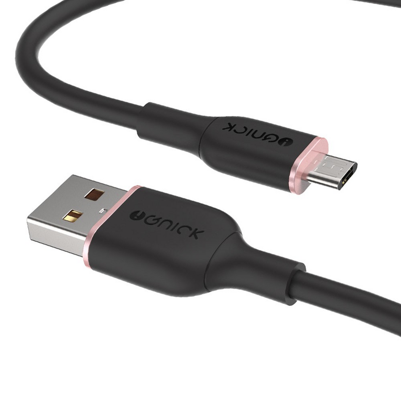 Load image into Gallery viewer, iQuick PowerWire 1 Series TPE Charging Data Cable USB to Micro USB 1m
