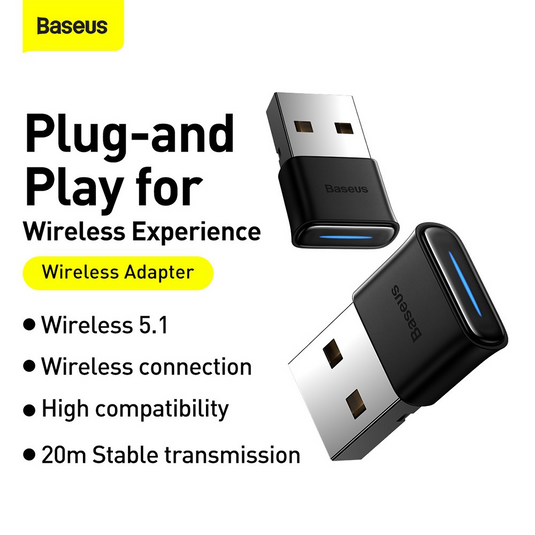 Baseus Wireless Adapter BA04 - Black - i-Station Mobile Phone & Electronic Device Repair and Accessories