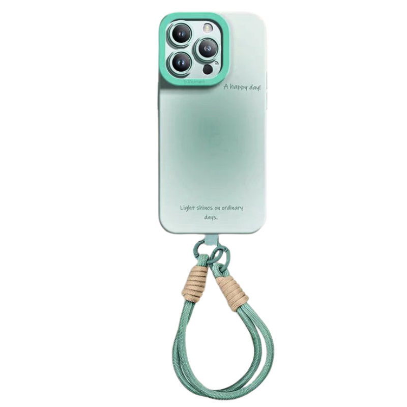 [With Strap] Apple iPhone 16/Plus/Pro/Pro Max Full-cover Liquid Silicone Shockproof Essentials Series Case - i-Station Mobile Phone & Electronic Device Repair and Accessories