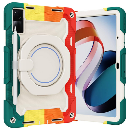 [Built-in Ring Holder] Xiaomi Mi Pad 6S Pro 12.4’’ 2024 360 Degree Rotation  EVA Kid Friendly Heavy Duty Series Case