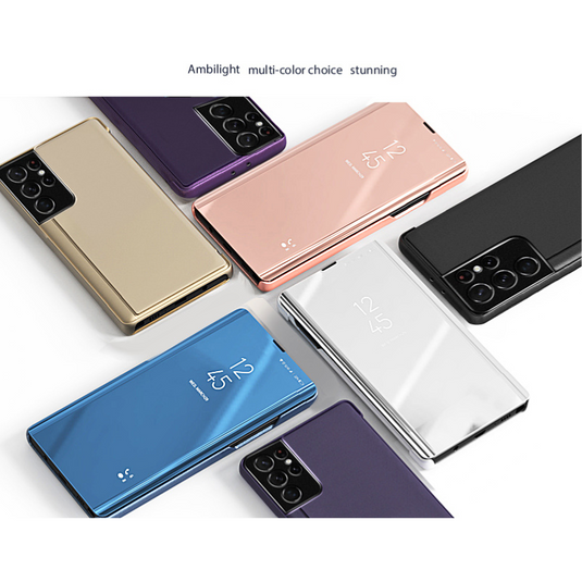 Samsung Galaxy S24 SM-S921/Plus SM-S926/Ultra SM-S928 Smart Mirror Flip Essentials Series Case