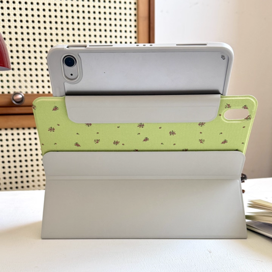 [Detachable][Built-in Pen Slot] Apple iPad 10.9/11'' 10/11th Gen (2022/2025) Ditsy Floral Magnetic Double-Sided Full-Cover Shockproof Case - i-Station Mobile Phone & Electronic Device Repair and Accessories