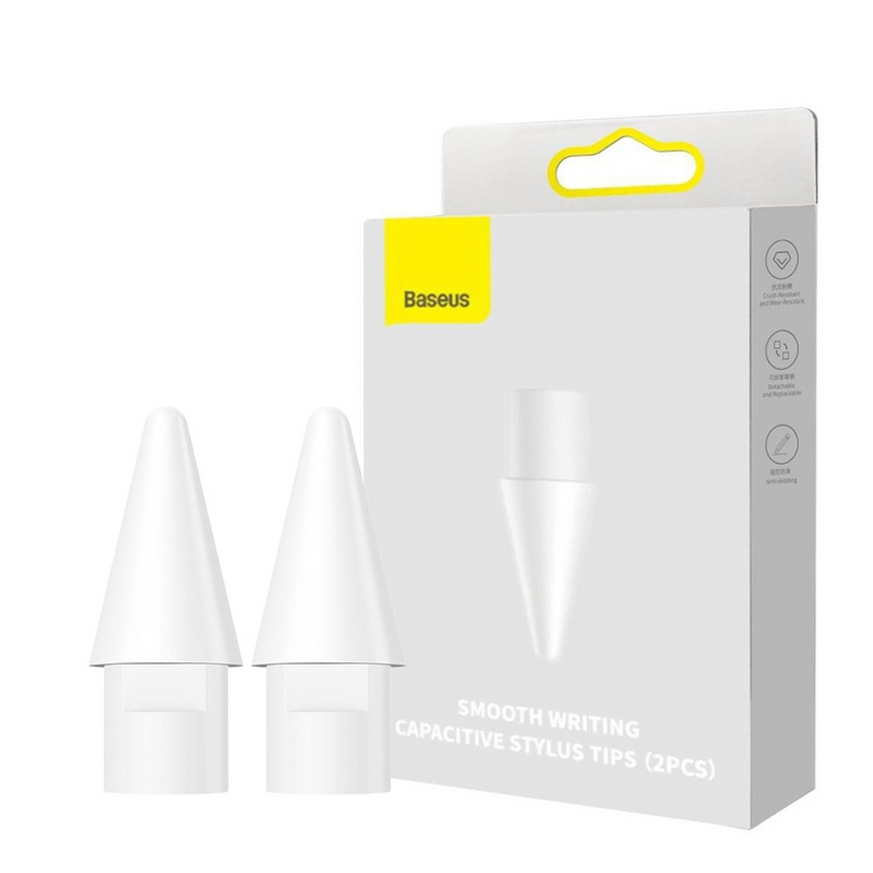 Load image into Gallery viewer, Baseus Smooth Writing Capacitive Stylus Tips (2pcs) - White - i-Station Mobile Phone &amp; Electronic Device Repair and Accessories
