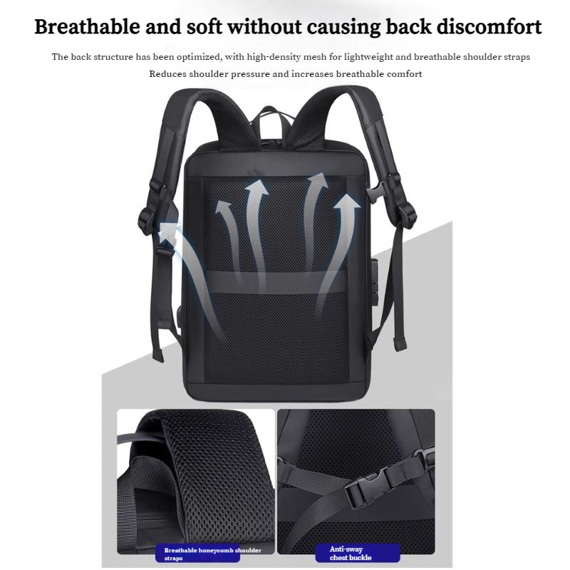 Load image into Gallery viewer, ASUS TUF Gaming A16/F16 2024 - Business Hard Shell Anti-Theft Password Back Bag
