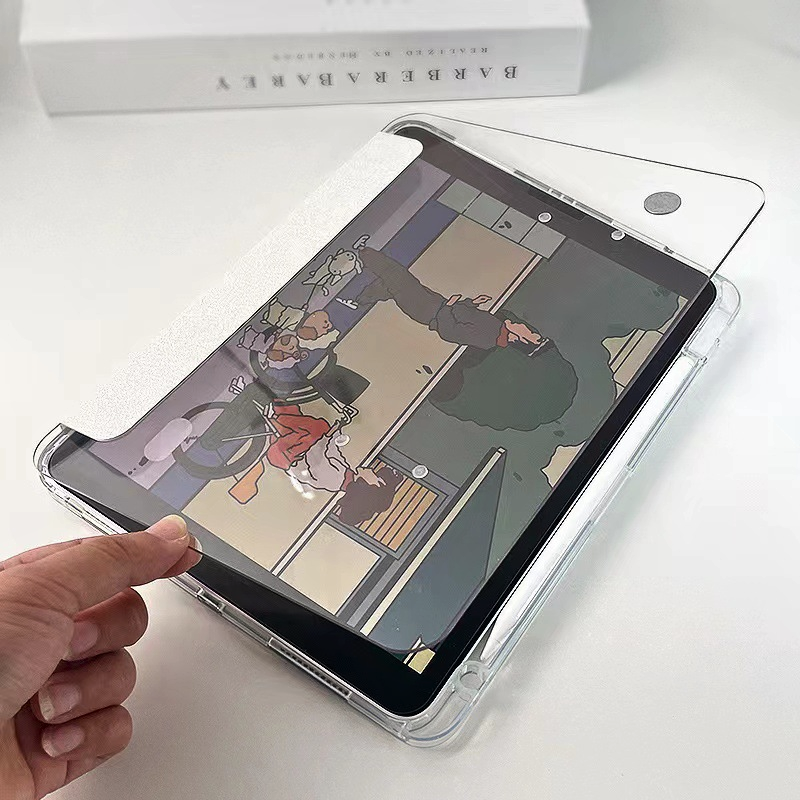 Load image into Gallery viewer, Apple iPad 7/8/9 10.2&#39;&#39; 7/8/9th Gen (2019/2020/2021) 360° Degree Rotate Stand Transparent Flip Cover Case With Pen Slot
